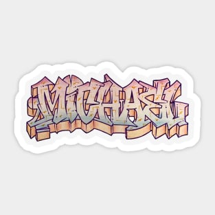 MICHAEL - GRAFFITI NAME by PHECK Sticker